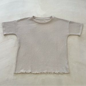 American Eagle Thermal Ruffle Top